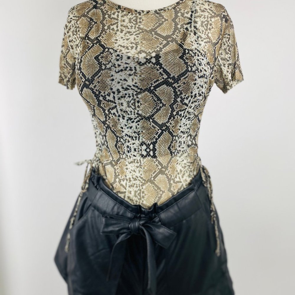 Snake Print Top